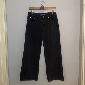 Edikted Black Flare & Wide Leg Jeans